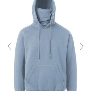 MV Sport Blue Hoodie Relaxed Fit Sweatshirt